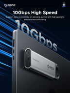 ORICO 1 TB externe SSD bis zu 1050 MB/s Design zum Aufhängen, tragbares Solid-State-Laufwerk, PSSD für Tablets, Laptops, C10