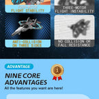 Fernbedienung Flugzeug V17 Jet Fighter Stunt Rc Flugzeug 360 °   Kreisendes ferngesteuertes Kampfflugzeug-Modellspielzeug mit LED-Leuchten