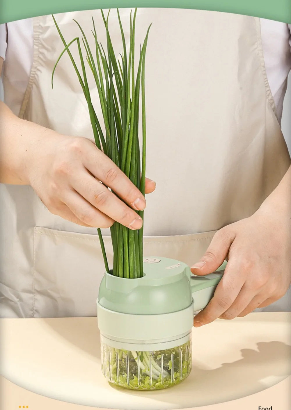 Elektrischer Gemüseschneider-Set, handgeführt, kabellos, Knoblauchstampfer, Lebensmittelzerkleinerer, Fleischwolf, Maschine, Schälen, Scheibe, Küchenzubehör