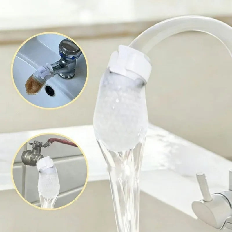 Wasserhahnfilter aus Vliesstoff – Rostentfernung, Spritzschutz, 8,5×3,7cm, 50 bis 500 Stück