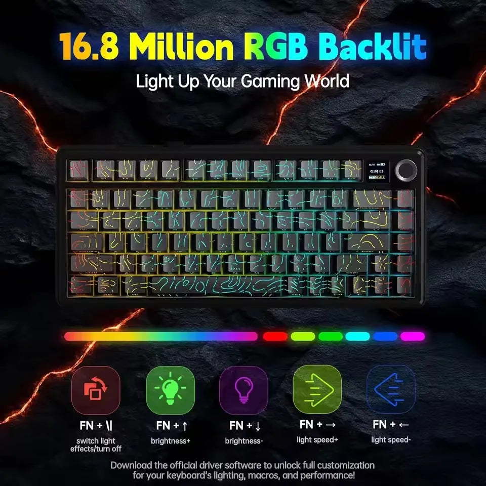 AULA F75 MAX mechanische Gaming-Tastatur