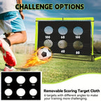 Tragbare Pop-up-Fußball-Target-Trainingsausrüstung mit verschiedenen Konfigurationsmodi; Torset geeignet für Outdoor-Sportarten; Fußball