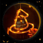 20 Stück Halloween-LED-Dekorationslichter für Atmosphäre, festliche Vorräte, Kürbislaternen und Requisiten