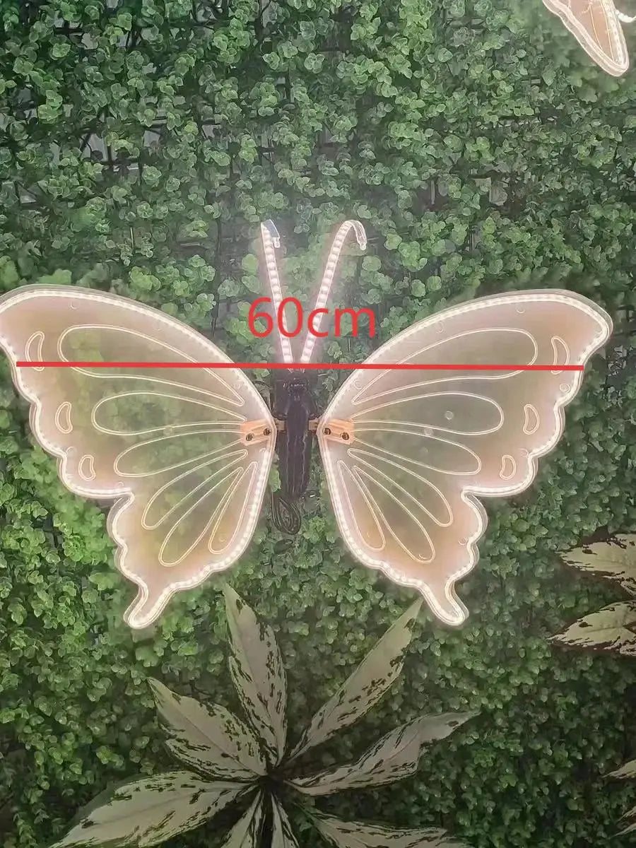 LED-Schmetterlinge (automatisches Öffnen und Schließen, realistische leuchtende Flügel) |   Perfekte Dekoration für Hochzeiten, Partys, Weihnachten