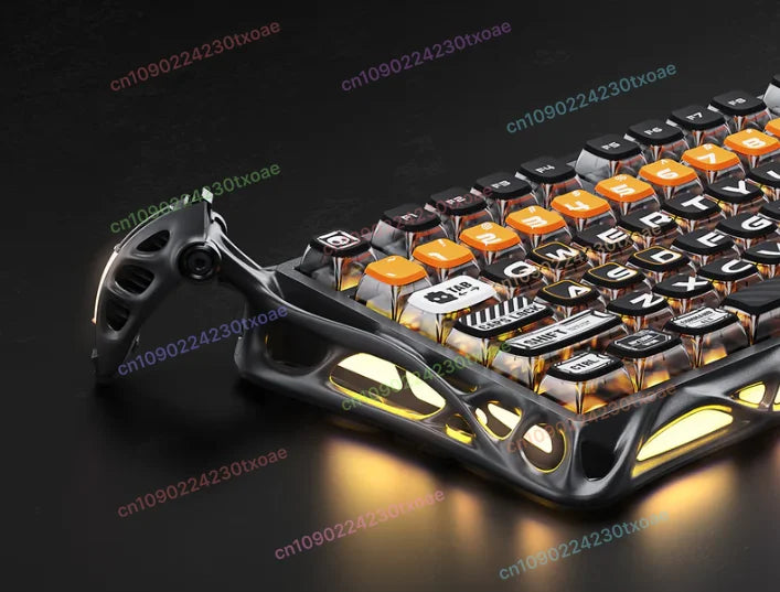 Gravity K1Pro Mechanische Tastatur – kabelloses RGB mit 3 Modi und Hot-Swap-fähigem Schaltersystem