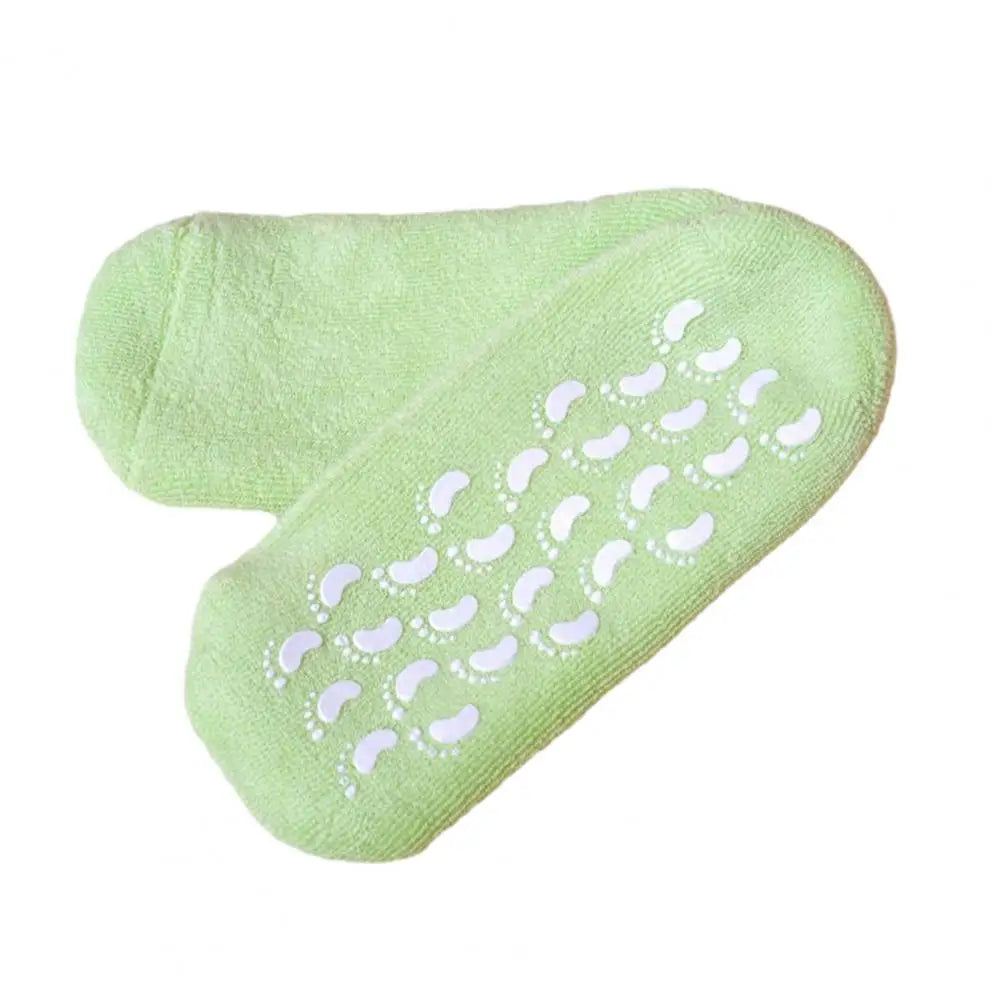 Feuchtigkeitsspendende Gel-Socken-Booties, feuchtigkeitsspendende Gel-Socken, Peeling, feuchtigkeitsspendende Socken, Handschuhe-Set für trockene Haut, Entferner mit Anti