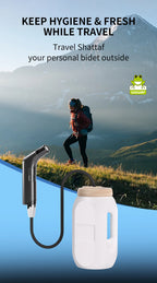 2,5 l tragbares elektrisches Bidet, wiederaufladbar, Shataf-Handbidet, Po-Sprühgerät für die persönliche Hygiene, Reinigung, Reisen, Camping, Bidet