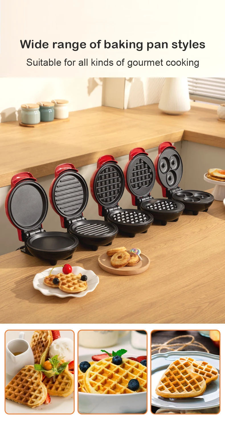 110V/220V Multifunktionaler Waffelkuchenzubereiter