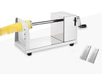 Kartoffelschneider Tornado, halbautomatische Dehnspirale aus dickem Edelstahl, manuelle Schneidemaschine, französische Frittiermaschine, Gemüseschneider