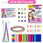Freundschaftsarmband-Bastelset für Mädchen, DIY-Bastelsets, Spielzeug, Geburtstags- und Weihnachtsgeschenke für Partybedarf und Reiseaktivitäten