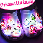 1–5 Stück neue Weihnachts-LED-Schuhanhänger, niedlicher Weihnachtsmann, Katze und Hund, Pin-Zubehör für Sandalen, Schuh-Clogs, Schnalle, Weihnachtsgeschenke