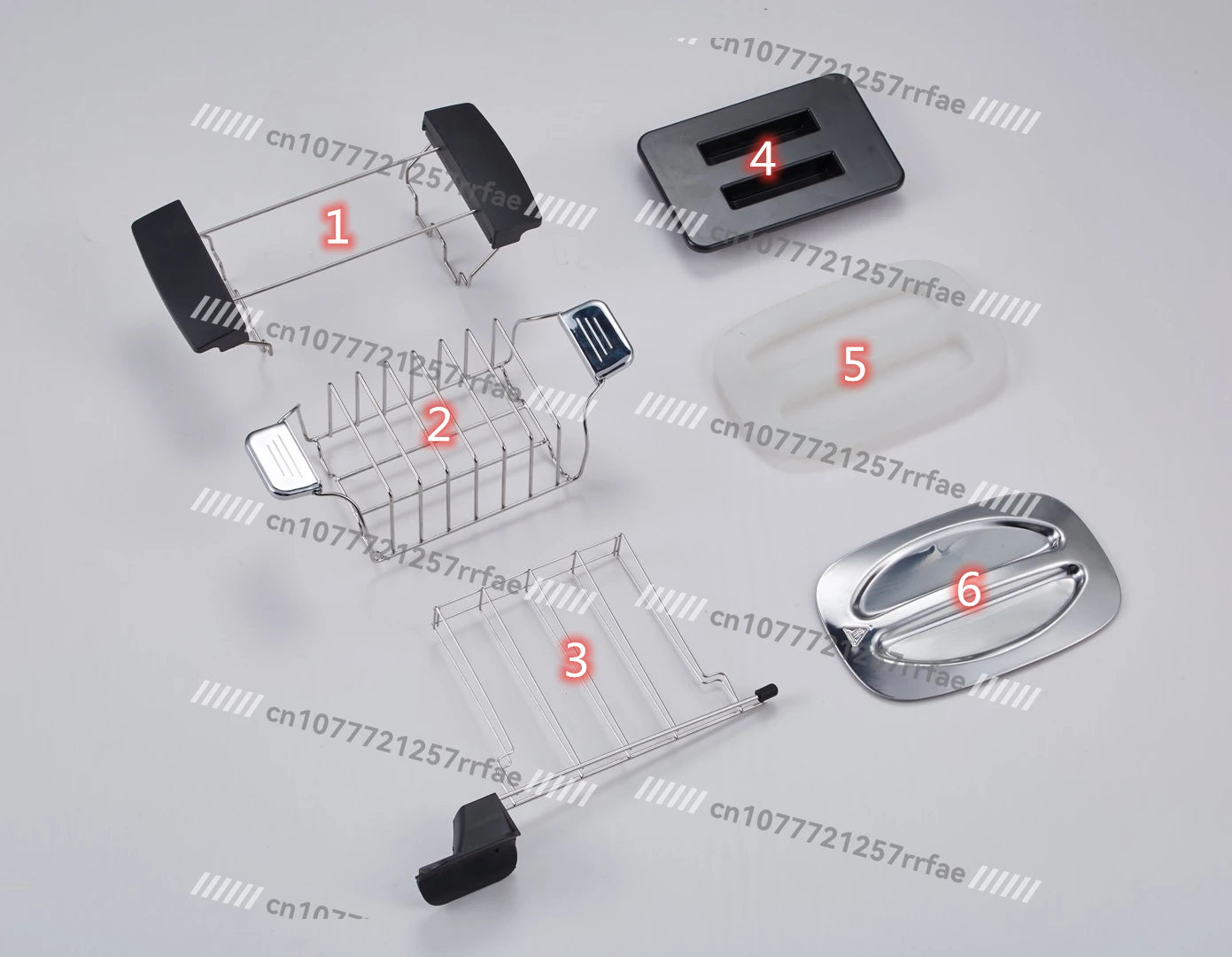 Kaffeemaschine Haushaltsgeräte Set Retro Toaster Edelstahl Elektrische Kaffeemaschine und Toaster Set