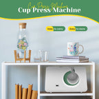 Automatische Tassenpresse, 10–11 Unzen, Transfersublimation, tragbare Tassenpresse, One-Touch-Taste als Geschenk für Geburtstage