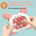 Pop-it Quick Push Game – Handheld mit Licht, 4 Modi, Silikon, CE, für Kinder & Erwachsene