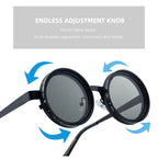 Ah-Mee ND2-400 Sonnenbrille – Polarisiert, 9 Stufen, UV400, Punk-Stil, Unisex
