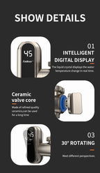 Fudeer 3400 W 220 V Elektrische Küche Warmwasserbereiter Wasserhahn Instant Hot Edelstahl Wasserhahn Heizung Kaltheizung Wasserhahn