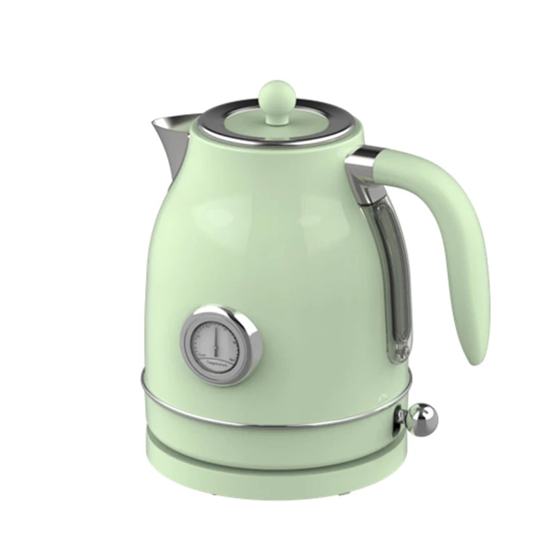 Retro-Frühstücksset, Geräte, 4-Scheiben-Toaster, elektrischer Wasserkocher und Toaster-Set, Saftmixer