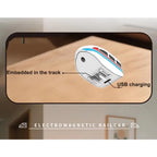 2025 Neuer DIY Magic Rail Cube Elektromagnetischer USB-Ladezug, Schienenfahrzeug-Anbau, Kinder-Slot-Spielzeug 55 Stück