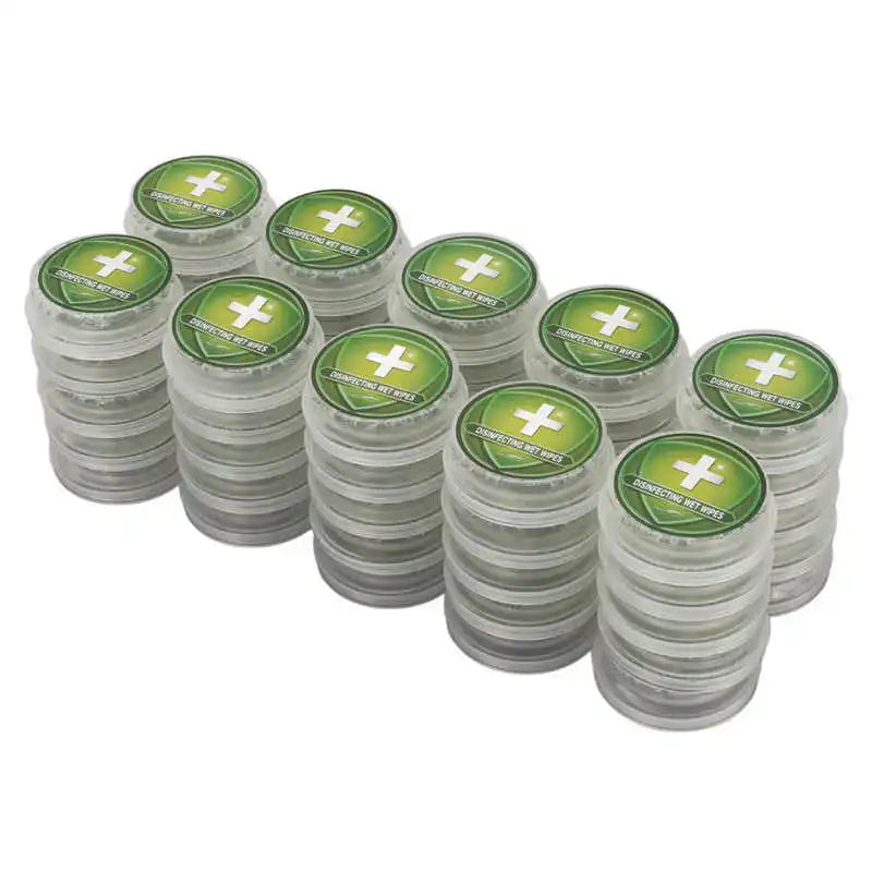 Hand Reinigungstücher, Feuchttücher auf Knopfdruck