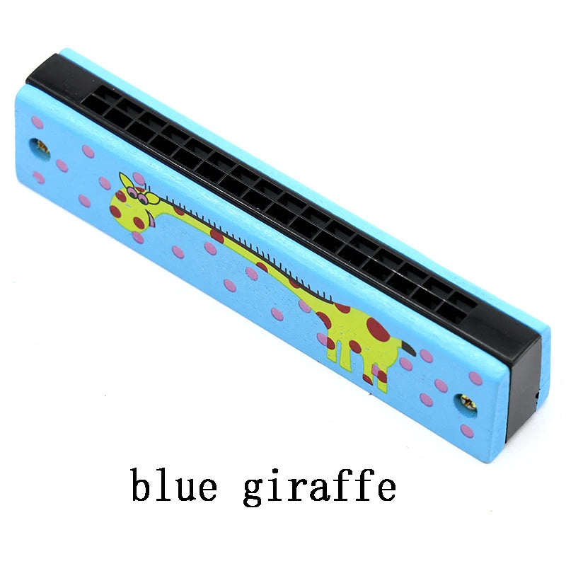 Kinder Holz Mundharmonika Musikinstrument Spielzeug Musik Lehrmittel Puzzle Frühe Bildung Kindergarten Anfänger TMZ