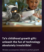 Loona Smart Pet Robot Niedlicher AI-Roboter, emotionale Roboter, interaktive Sprachsteuerung, Gestensensoren, Heimüberwachung, mehrsprachige Unterstützung K