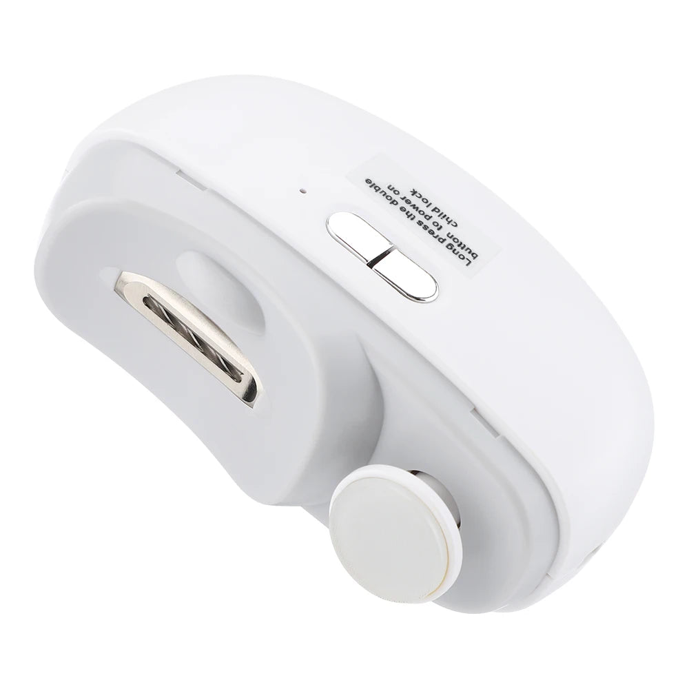 Elektrischer Nagelknipser, automatischer Aniküre-Trimmer mit Licht, für Erwachsene, Baby, Fingernagel, Zehenschere, Pediküre, Polieren, Nagelschneider