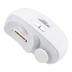 Elektrischer Nagelknipser, automatischer Aniküre-Trimmer mit Licht, für Erwachsene, Baby, Fingernagel, Zehenschere, Pediküre, Polieren, Nagelschneider