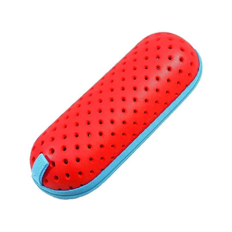 EVA Weiche Schwimmbrille Organizer Schutz Brillenetui Schwimmausrüstung Atmungsaktive Entwässerungsloch Tragbare Schutzbrillenabdeckung