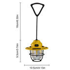 Mini LED Camping Laternen Typ C wiederauf ladbare tragbare hängende Zelt Licht 1200mah zum Wandern Angeln Not licht Laternen