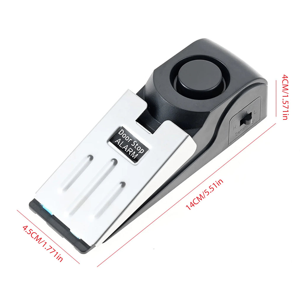 2 Stücke 120 DB Drahtloser Türstopper Alarm Anti-Diebstahl Tor Keil Türstopper Kinder Sicher Bodentor Puffer Tragbare Sicherheit Türstopper