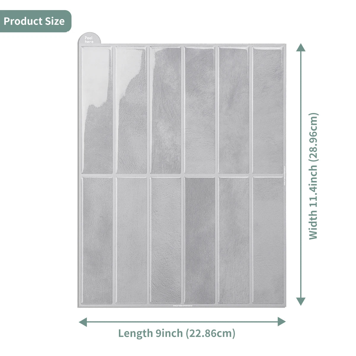 Bester Preis Wandfliesenaufkleber 3D-Harzkleber Wandaufkleber Selbstklebende Nachahmung von Fliesen abziehen und aufkleben wasserfeste Tapete