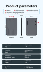 AI ChatGPT App Telefonanruf Aktivierter Diktiergerät Transcribe Summarize Smart Magnet Adsorb 8-128 GB Ultradünnes Kartendiktiergerät