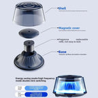 Snow Mountain Smart Car Duftdiffusor, wiederaufladbarer Luftdiffusor, Auto-Lufterfrischer, Wolkennebel mit RGB-Licht, Auto-Innenraum
