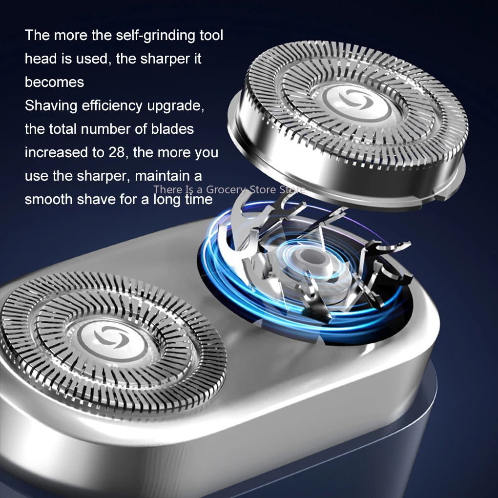 Präzisionsrasierer für Männer, tragbarer Elektrorasierer für schnelle Ergebnisse, Achselhaare, Mini-Elektrorasierer, grau