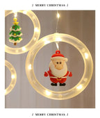 Weihnachten LED Streifen Lichter Zimmer Girlande LED Vorhang Lampe USB-Stecker Weihnachts dekoration Lichter für Schlafzimmer Wohnzimmer Fenster