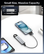 ORICO 1 TB externe SSD bis zu 1050 MB/s Design zum Aufhängen, tragbares Solid-State-Laufwerk, PSSD für Tablets, Laptops, C10