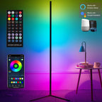 160CM Smart Bluetooth Tuya Ecke Stehlampe Schlafzimmer Nachtlicht Dimmbare RGB Stimmung Beleuchtung Musik Sync Stand Lampe für wohnkultur
