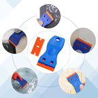 Auto-Aufkleber-Entferner-Schaber, 100 Stück, Kunststoffklingen zum Entfernen von Kleber, Schaben, Aufklebern, Etiketten und Abziehbilder aus Glas, Windschutzscheiben