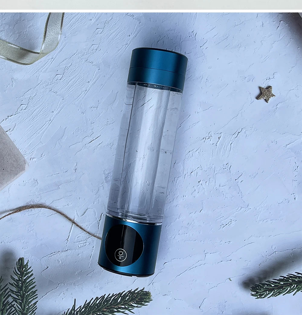 BlueVida Neue Nano-Wasserstoff-Wassergeneratorflasche der 8. Generation DuPont SPE/PEM-Wasserhydrogenator mit H2-Inhalator-Touch-Taste