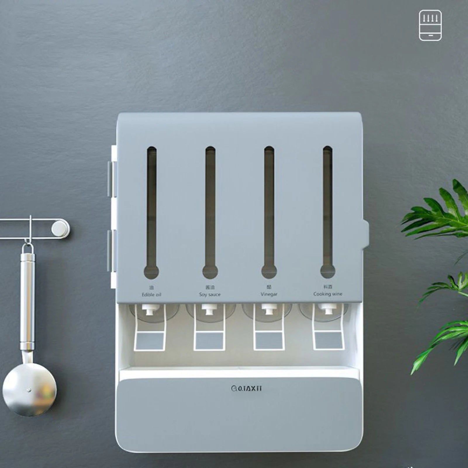 Kunststoff-Gewürz behälter leicht zu reinigende Gewürz box für koscher Pfeffer und Meersalze