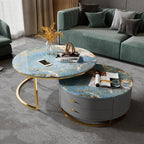 Trendige nordische Couchtische, moderne Aufbewahrung, luxuriöse, einfache, ästhetische Couchtische, einzigartige antike Kaffee-Tische, Hotelmöbel