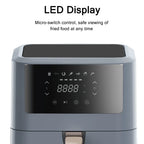 6L/9L Elektrische Luftfritteuse EU Stecker 1500/2400W Smart Multi-funktion Heißer Konvektion Ofen Fritteuse ohne Öl