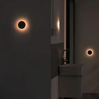 Bewegungssensor Nachtlicht aus Holz, USB wiederaufladbar, Stick-On-Stufen leuchten, magnetische Wandleuchten