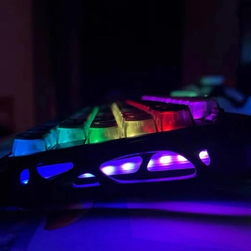 GravaStar K1 Bluetooth Drahtlose mechanische Tastatur aus Aluminiumlegierung Tri-Mode RGB Light E-Sport-Gaming-Tastatur PC-Zubehör