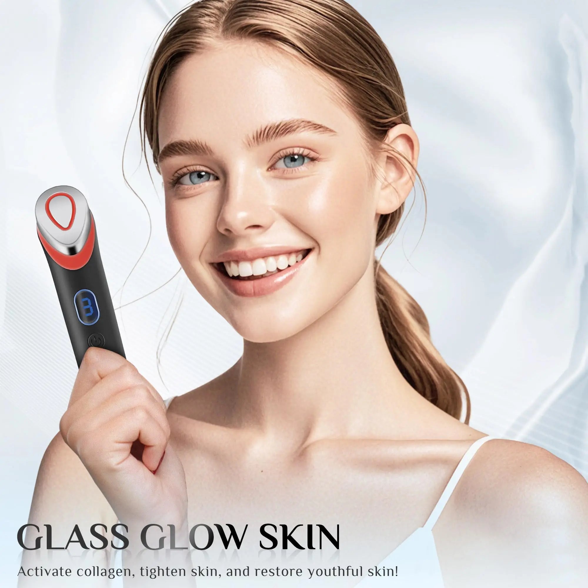 UBilli Age-R Booster Pro – EMS, 7-Farben-Lichttherapie, Faltenentfernung, Hautstraffung