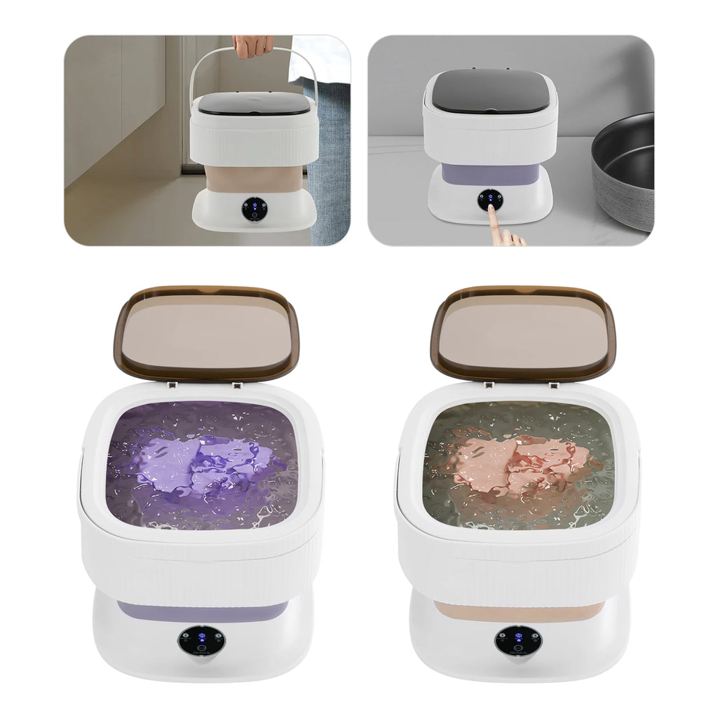 10L tragbare faltbare Waschmaschine Mini-Waschmaschine geeignet für Familien, Wohnungen, Schlafsäle und Wohnmobile