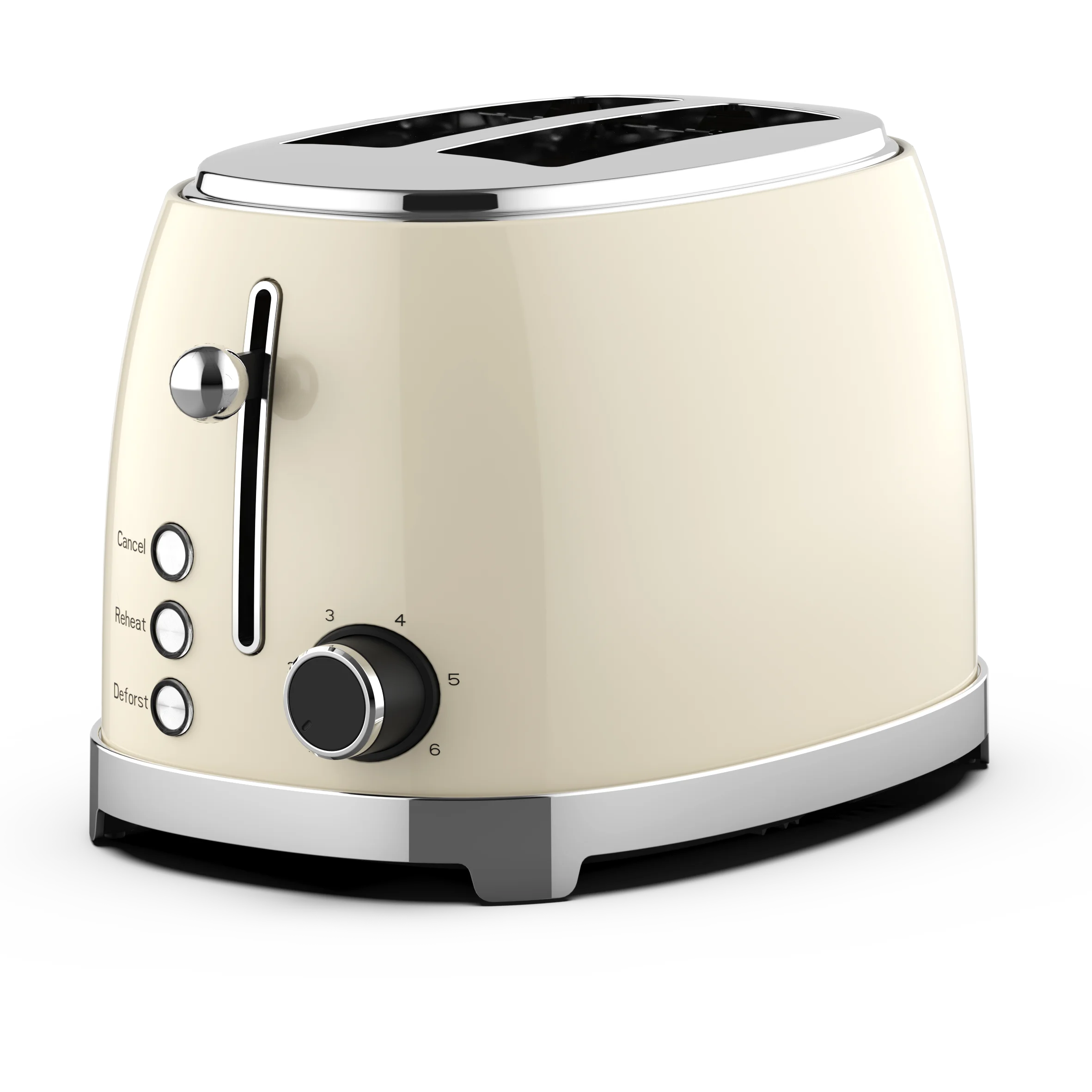 Retro-Frühstücksset, Geräte, 4-Scheiben-Toaster, elektrischer Wasserkocher und Toaster-Set, Saftmixer