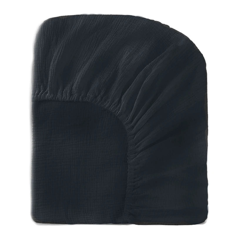 Bequeme Baumwollbettlaken, weiche und atmungsaktive Babybett-Spannbettlaken, Matratzenbezug für Kleinkinder