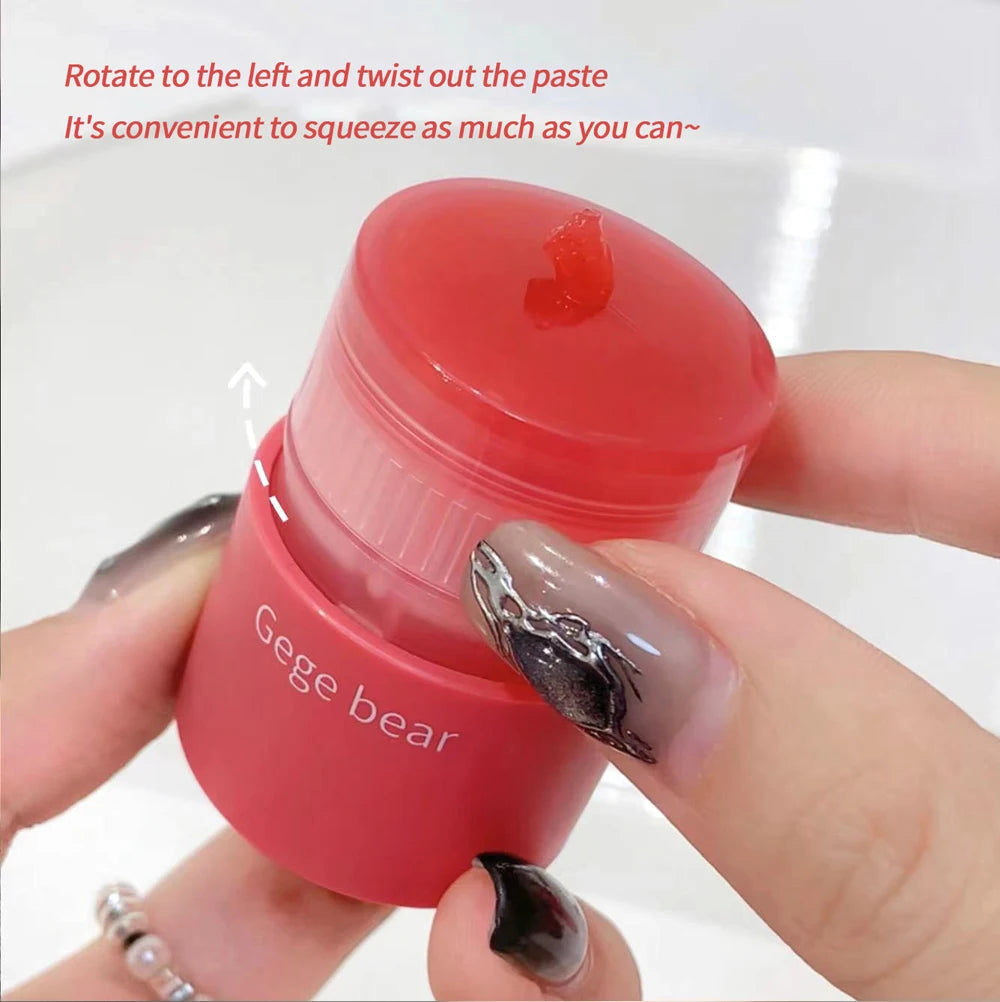 Gege Bear Hydrating Tinted Lip Essence – Feuchtigkeitsspendendes, wasserglanzendes Finish, jugendlicher und makelloser Lippenbalsam im koreanischen Stil