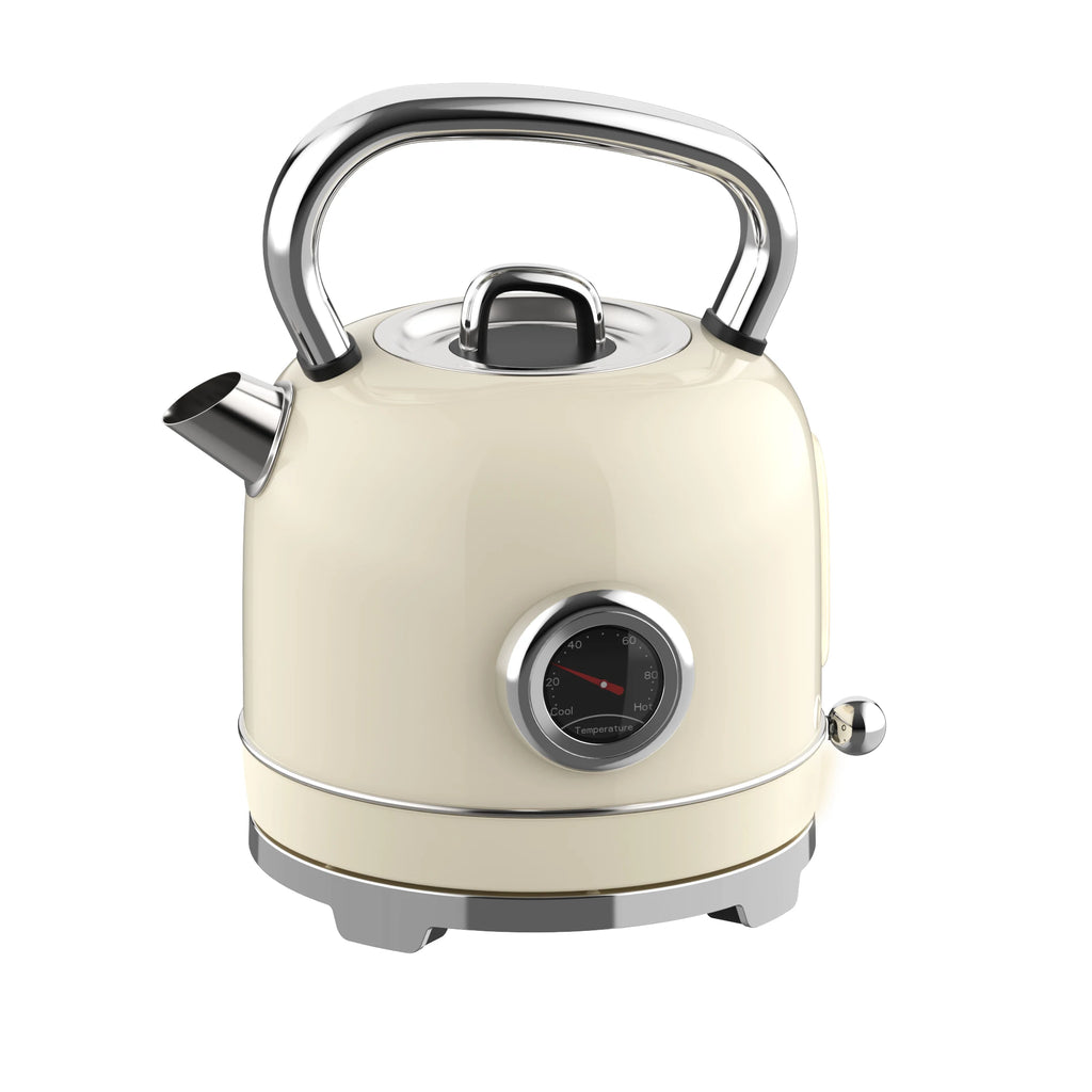 Retro-Frühstücksset, Geräte, 4-Scheiben-Toaster, elektrischer Wasserkocher und Toaster-Set, Saftmixer